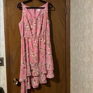 A New Day dress- sz L - flowy, pink, pretty